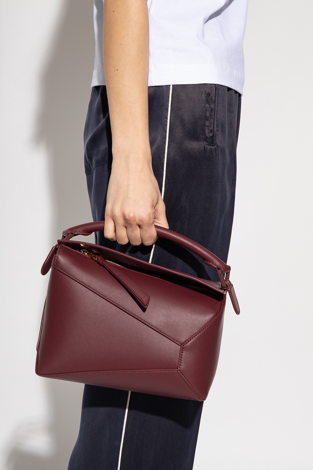 Loewe puzzle discount bag burgundy